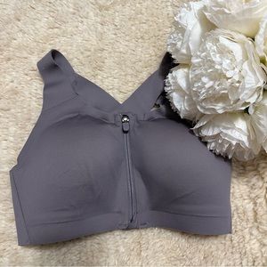 Lululemon Enlite Bra Zip Front High Support Purple Ash